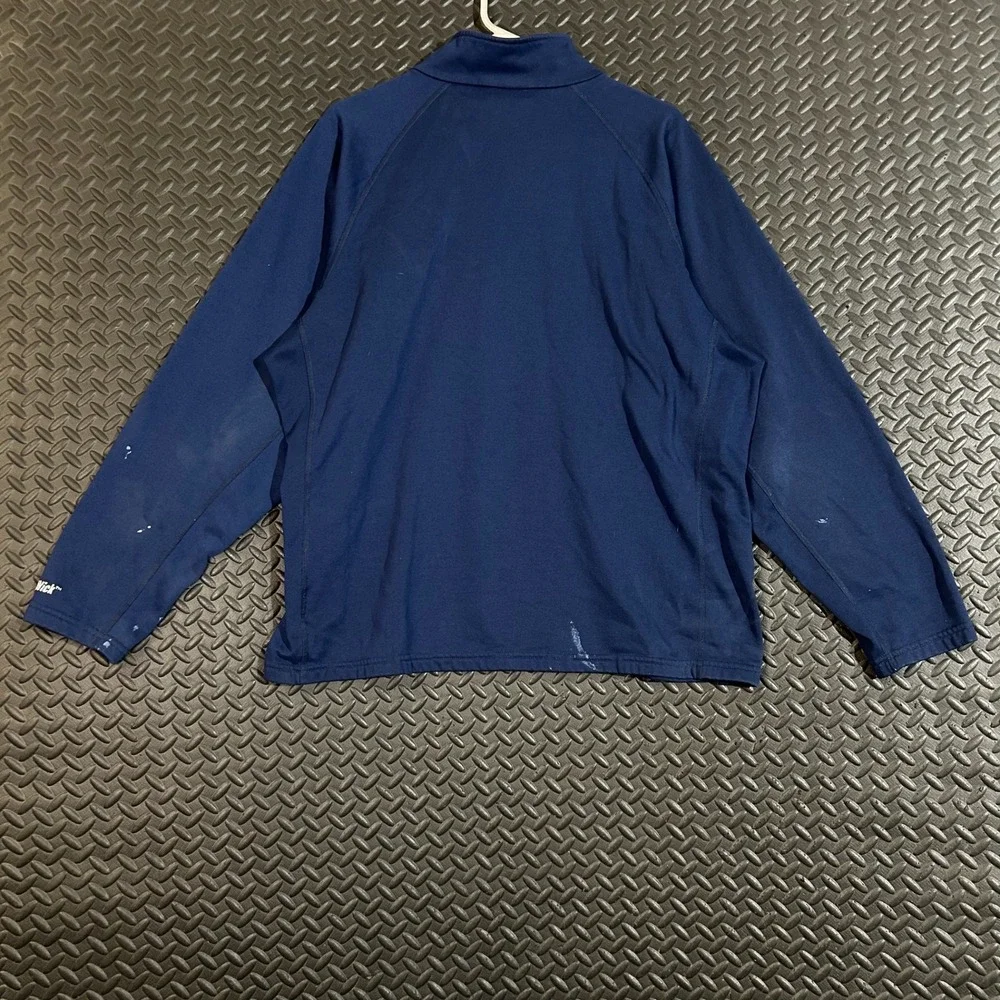 The North Face Navy Blue Fleece 1/4 Zip‎ Pullover Long Sleeve Sweater Men's XL